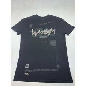 Neo4ic Future Override Cyberpunk Graphic Short Sleeve Shirt Black AOP Men’s L